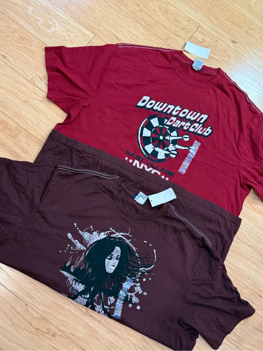 Old Navy Men’s XL East Village NYC Graphic T Shirts Lot of 2 NWT